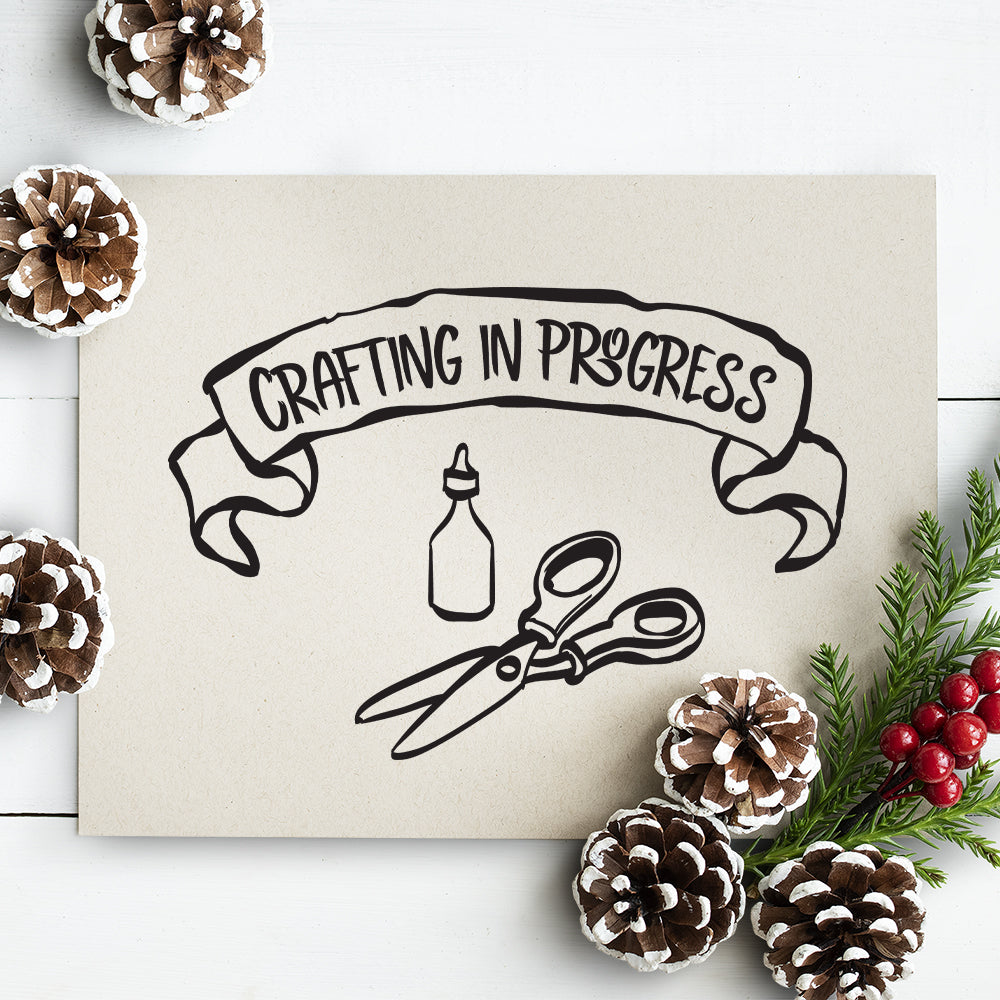 Crafting In Progress - Cricut File - VEKTOR KRAFT