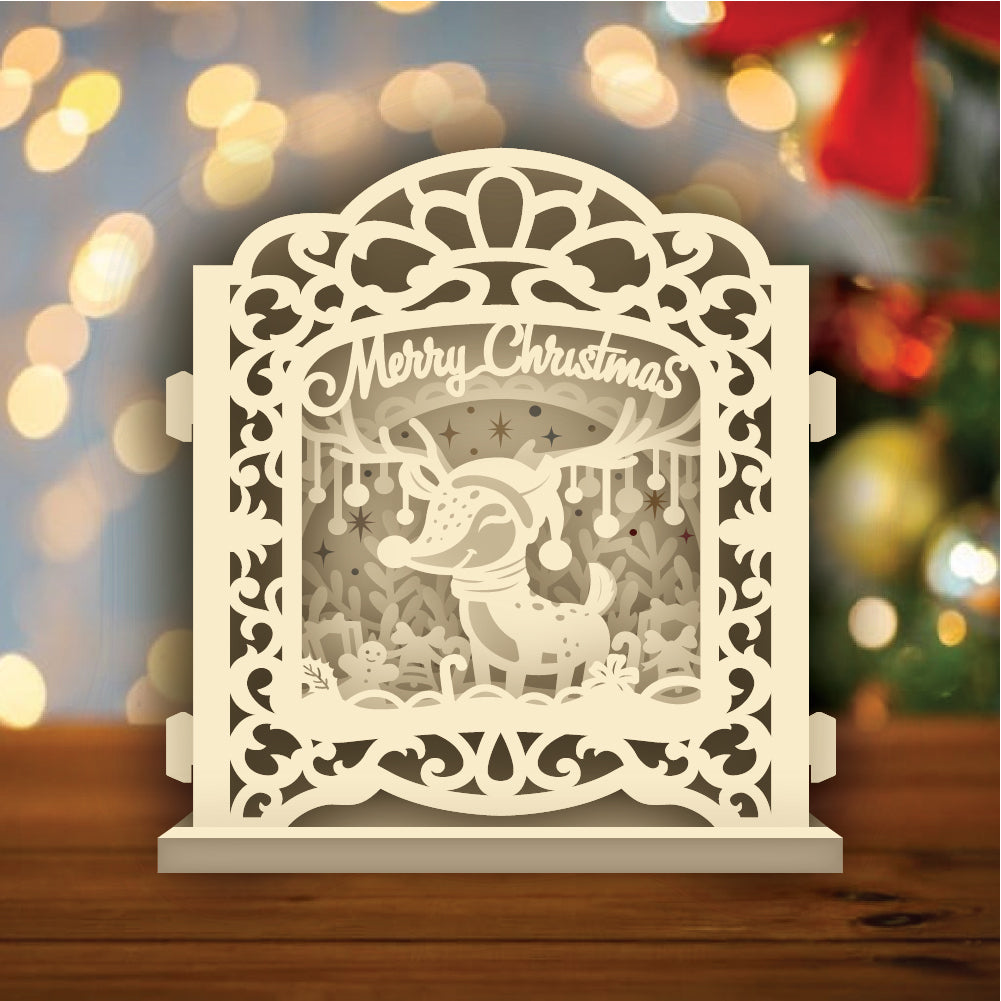 Christmas 5 – 3D Pop-Up Card SVG File for Cricut & Silhouette