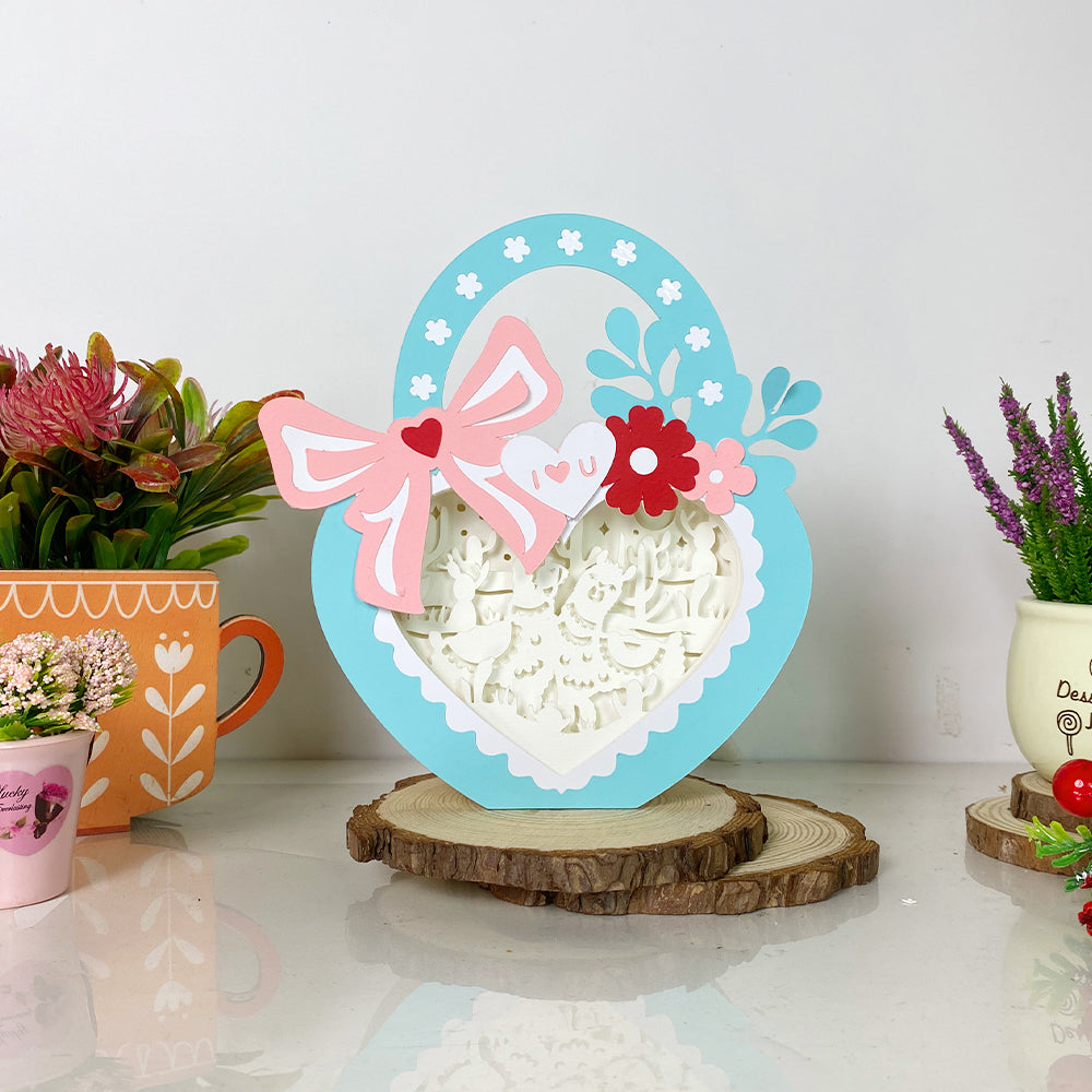 Alpaca Couple – 3D Bag Love Box File - Cricut File - VEKTOR KRAFT