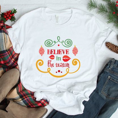 Believe in the Season – 3D Lightbox SVG File for Cricut & Silhouette