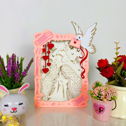 Princess Skirt – 3D Picture Frame Love Box File - Cricut File - VEKTOR KRAFT
