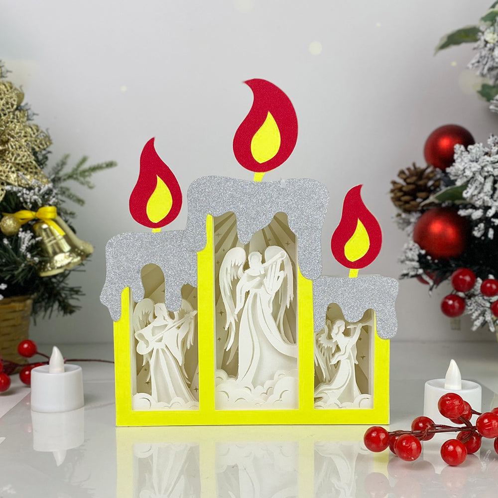 Angel – 3D Box SVG File for Cricut & Silhouette
