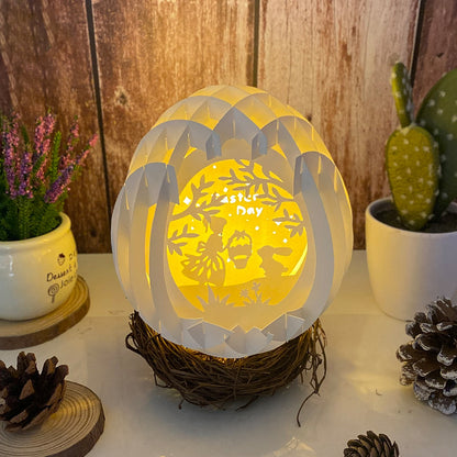 Easter – 3D Pop-Up Card SVG File for Cricut & Silhouette