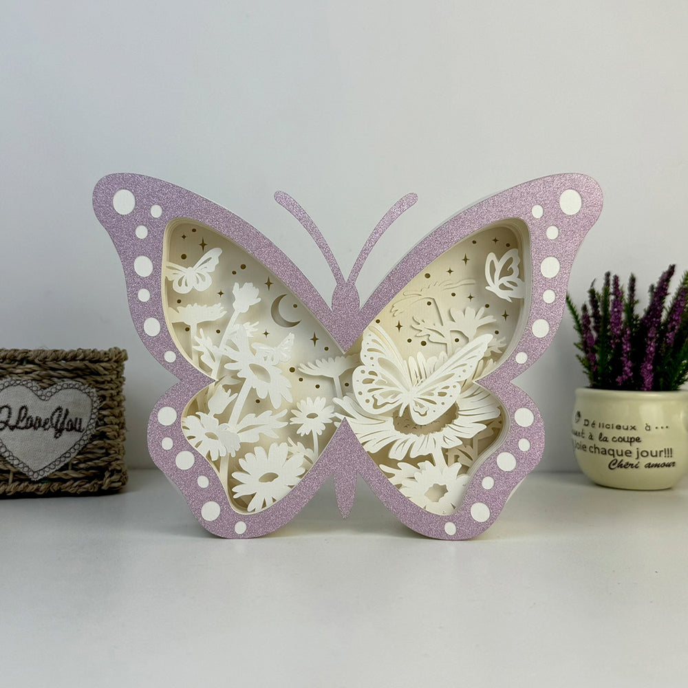 Butterfly 2 – 3D Box SVG File for Cricut & Silhouette