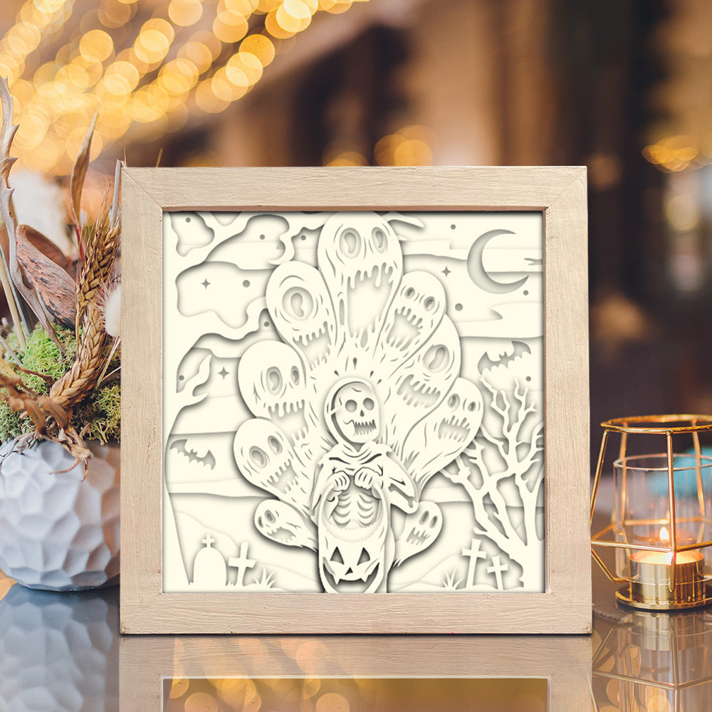 Halloween 40 – 3D Shadow Box SVG File for Cricut & Silhouette