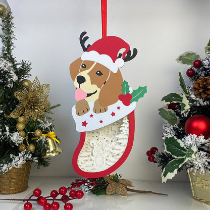 Christmas Gnome – 3D Box SVG File for Cricut & Silhouette