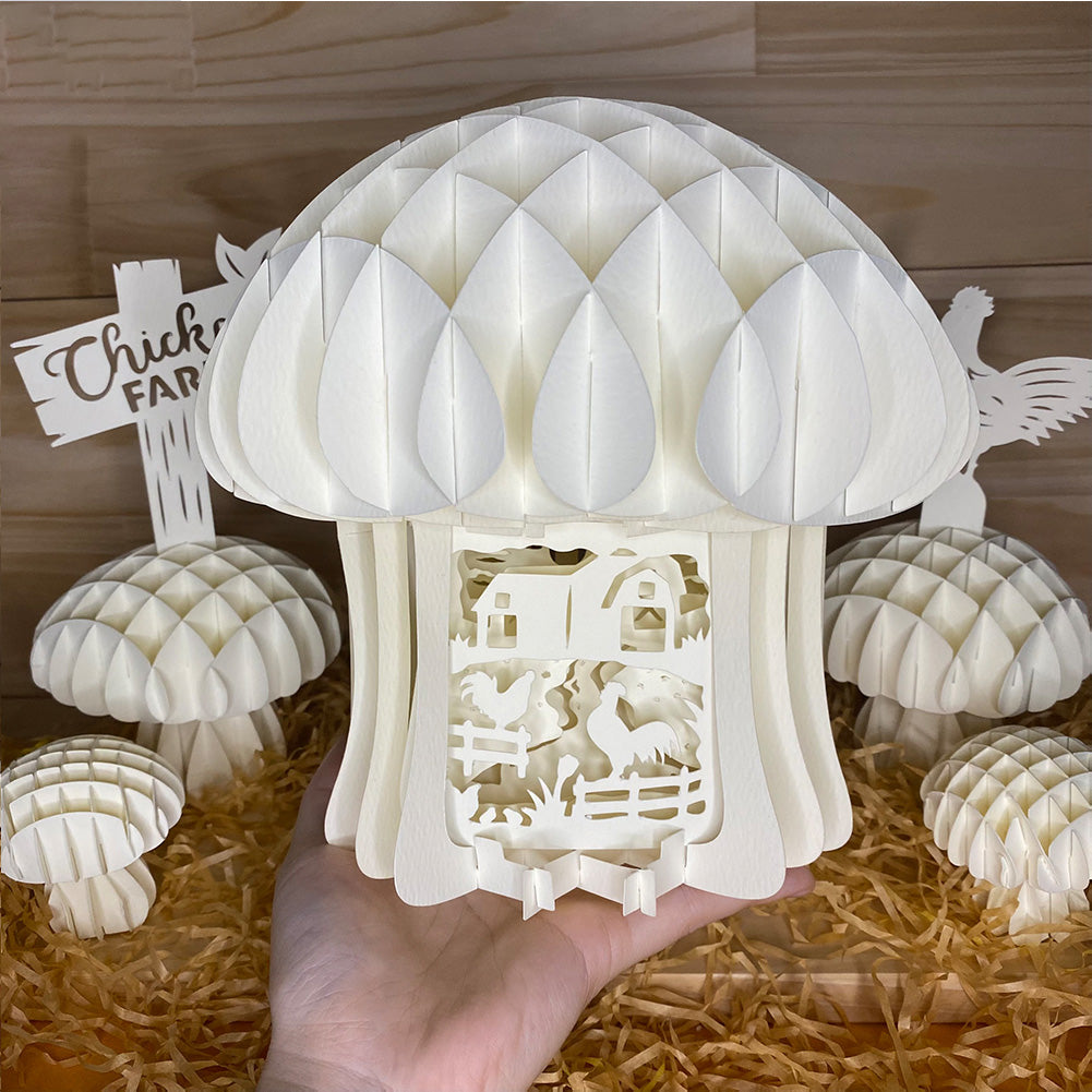 Chicken – 3D Pop-Up Card SVG File for Cricut & Silhouette