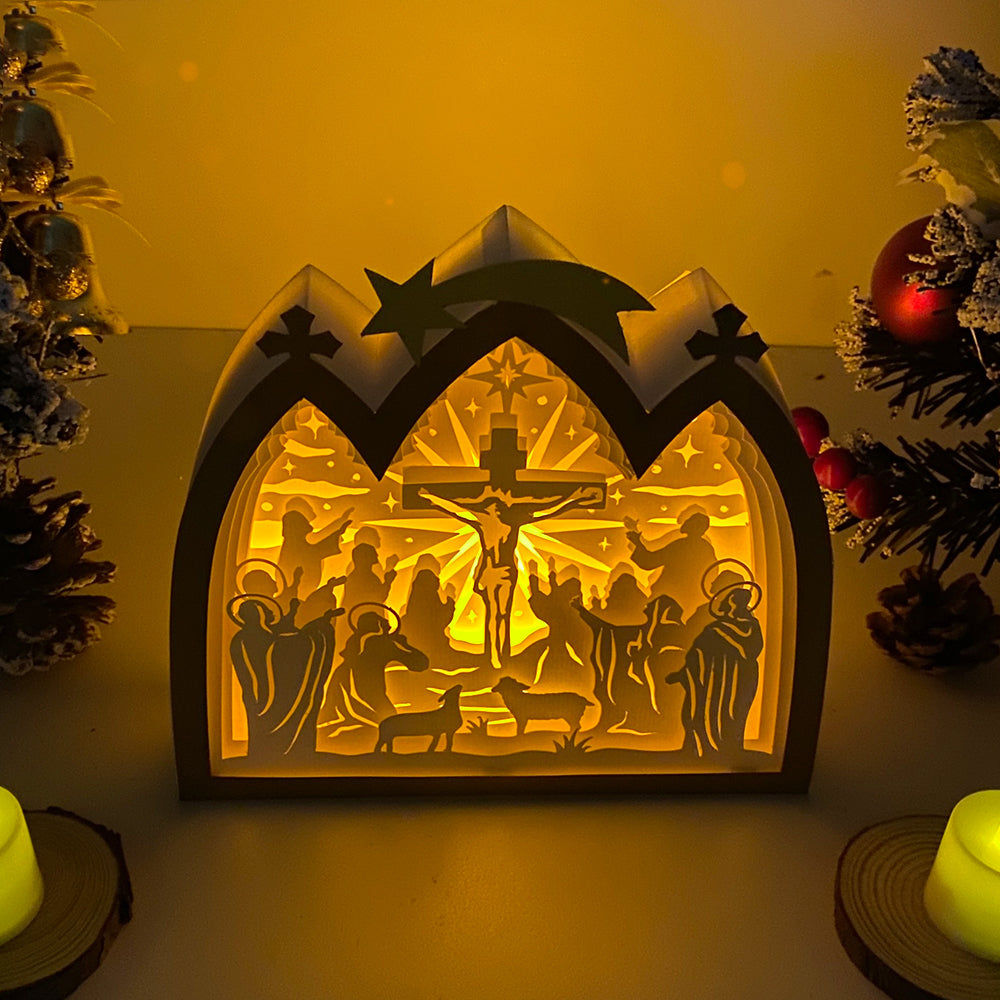 Jesus 2 – 3D Box SVG File for Cricut & Silhouette
