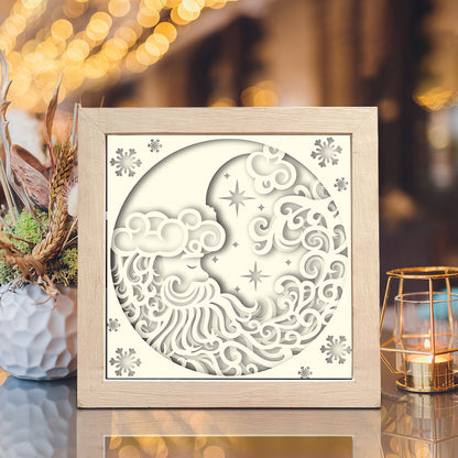 Santa Claus 11 – 3D Shadow Box SVG File for Cricut & Silhouette