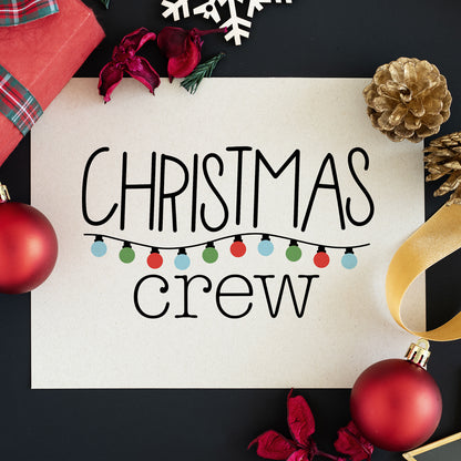 Christmas Crew – 3D Lightbox SVG File for Cricut & Silhouette