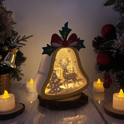 Deer – 3D Lantern SVG File for Cricut & Silhouette