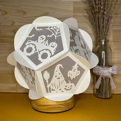 Halloween 2 – 3D Lantern SVG File for Cricut & Silhouette