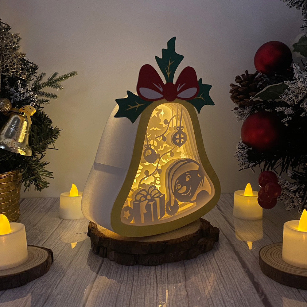 Snowman – 3D Lantern SVG File for Cricut & Silhouette