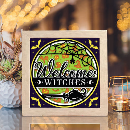Welcome Halloween – 3D Shadow Box SVG File for Cricut & Silhouette