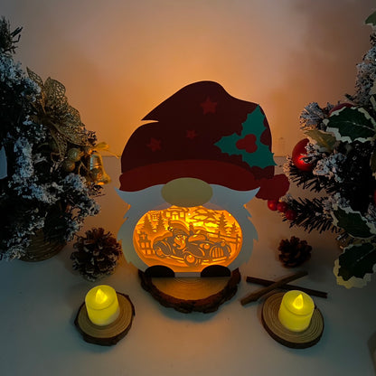 Gnome Truck – 3D Box SVG File for Cricut & Silhouette