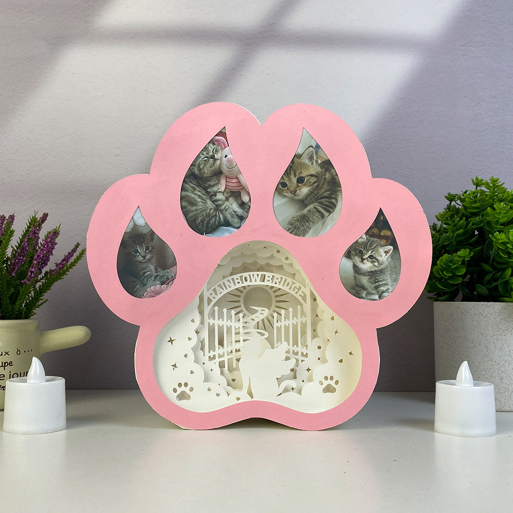 Cat Memorial – 3D Box SVG File for Cricut & Silhouette