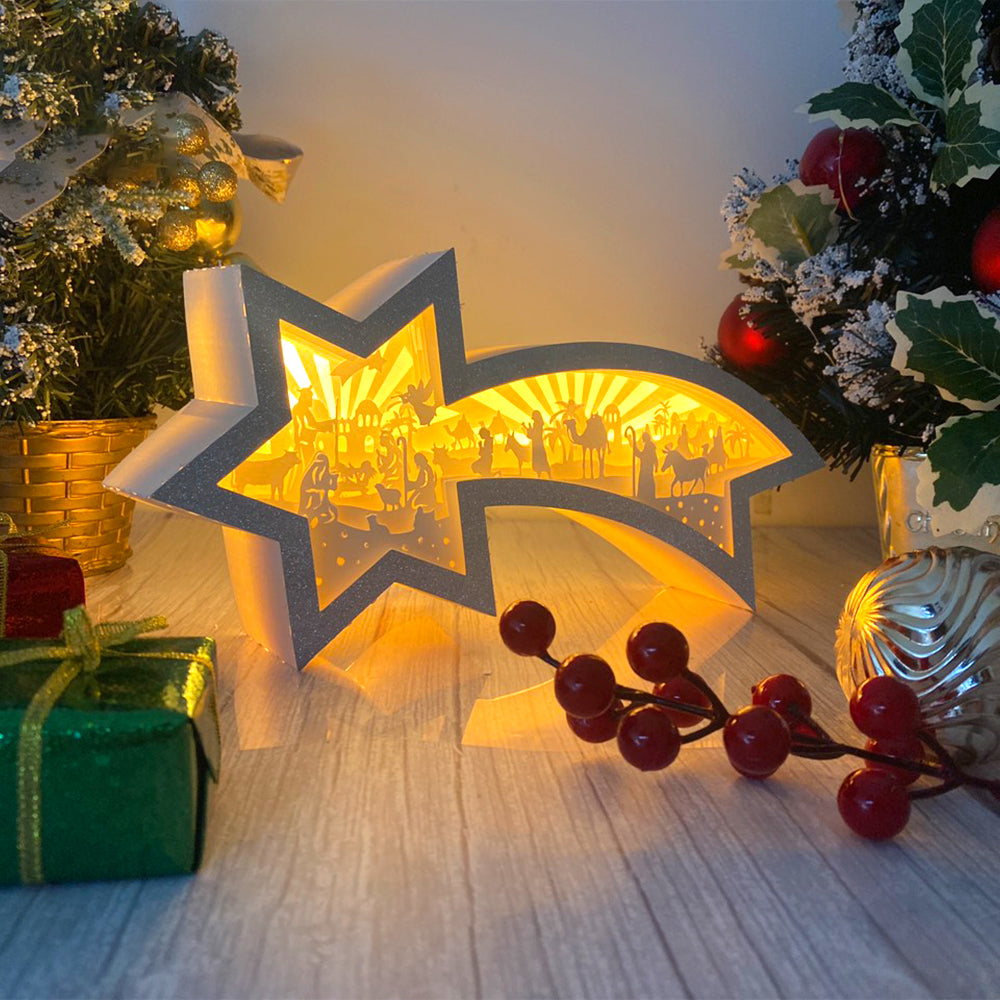 Nativity Scene 2 – 3D Box SVG File for Cricut & Silhouette