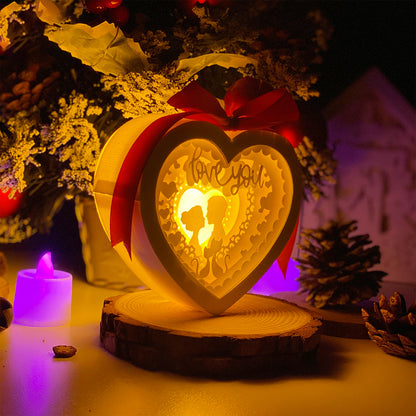 Love 3 – 3D Lantern SVG File for Cricut & Silhouette