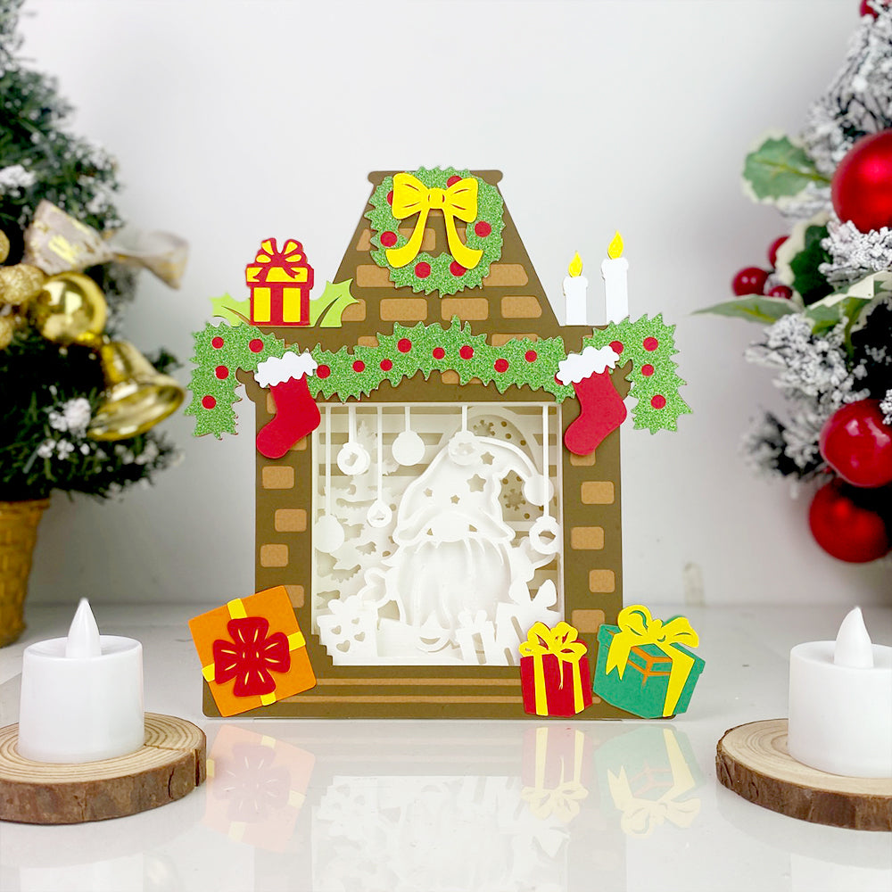 Christmas Gnome – 3D Box SVG File for Cricut & Silhouette