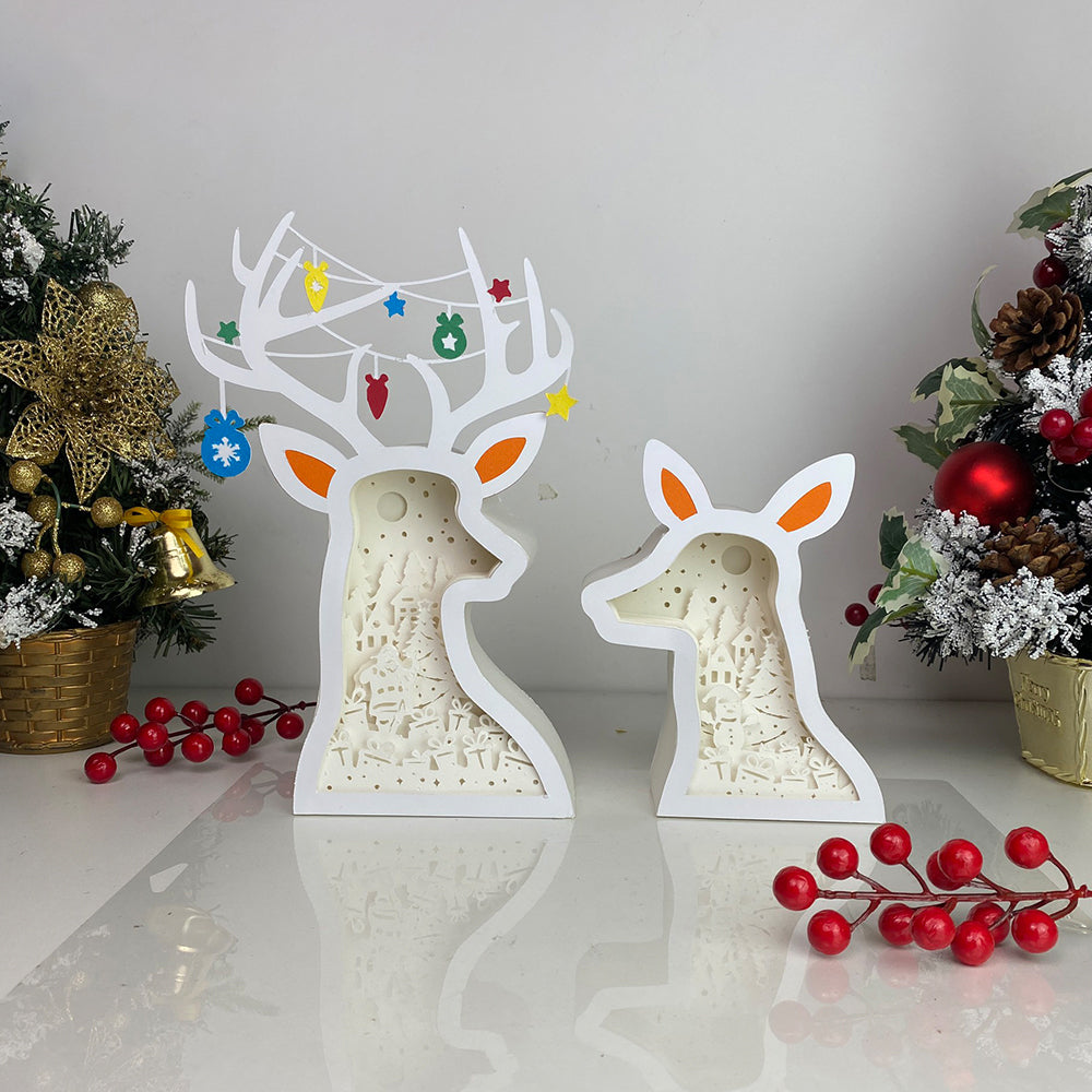 Christmas Village – 3D Box SVG File for Cricut & Silhouette