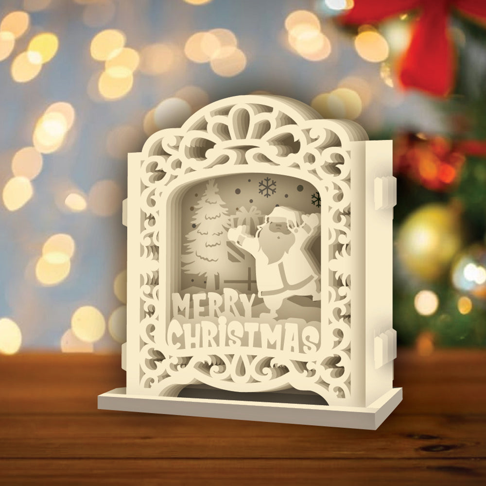 Christmas 8 – 3D Pop-Up Card SVG File for Cricut & Silhouette