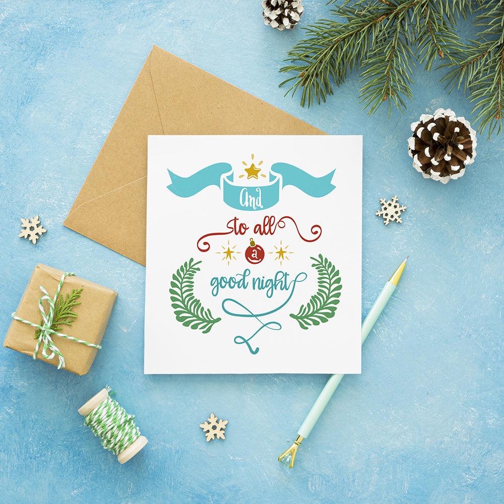 All a Good Night – 3D Lightbox SVG File for Cricut & Silhouette