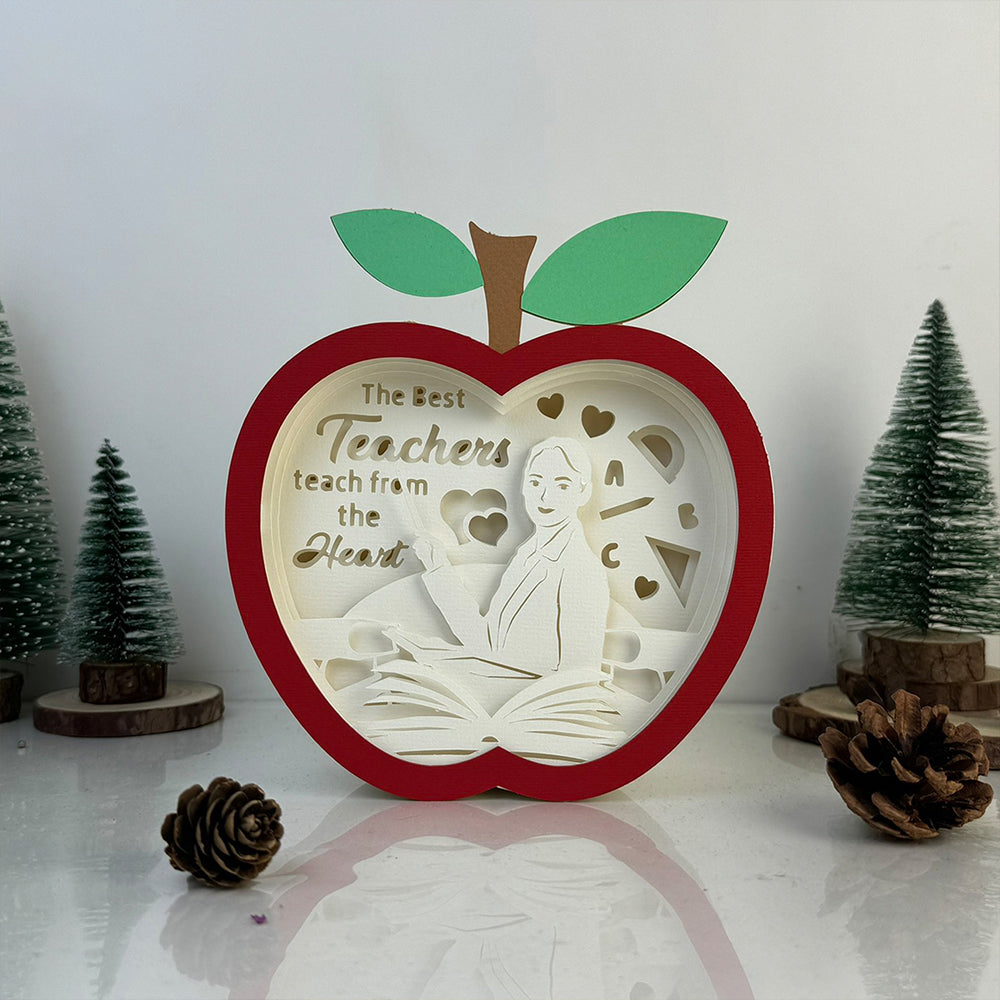 Teacher – 3D Box SVG File for Cricut & Silhouette