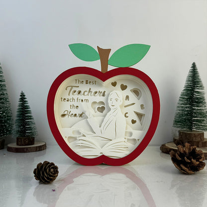 Teacher – 3D Box SVG File for Cricut & Silhouette