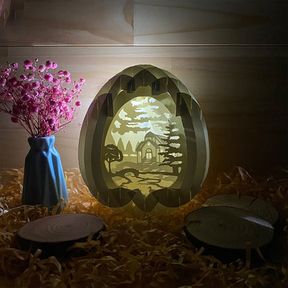 Village – 3D Pop-Up Card SVG File for Cricut & Silhouette