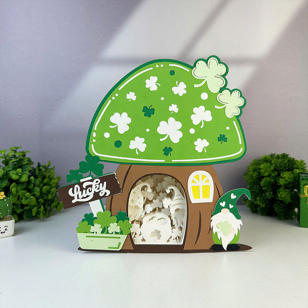 St.Patrick's Day 1 – 3D House Box 1 File - Cricut File - VEKTOR KRAFT