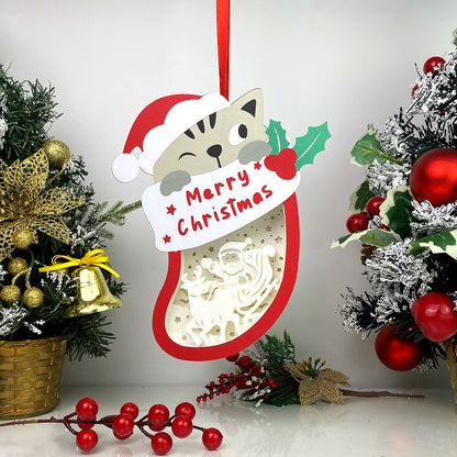 Christmas Santa 2 – 3D Box SVG File for Cricut & Silhouette