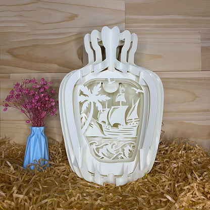 Ship – 3D Pop-Up Card SVG File for Cricut & Silhouette