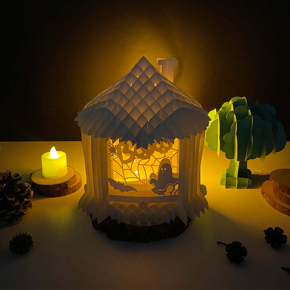 Hey Boo – 3D Pop-Up Card SVG File for Cricut & Silhouette