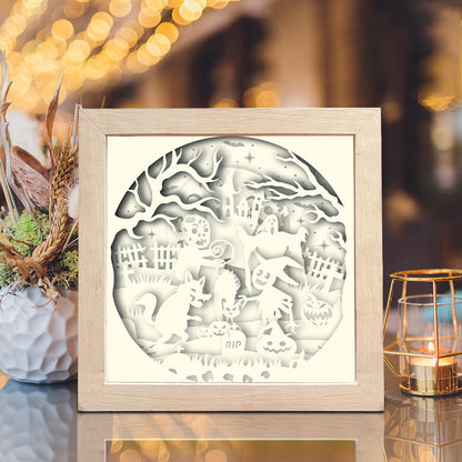 Halloween 38 – 3D Shadow Box SVG File for Cricut & Silhouette