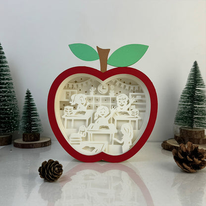 Classroom – 3D Box SVG File for Cricut & Silhouette