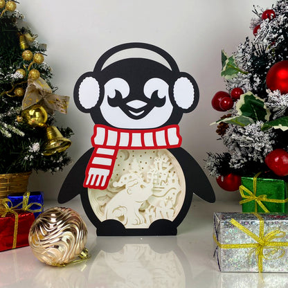 Christmas Bear – 3D Box SVG File for Cricut & Silhouette