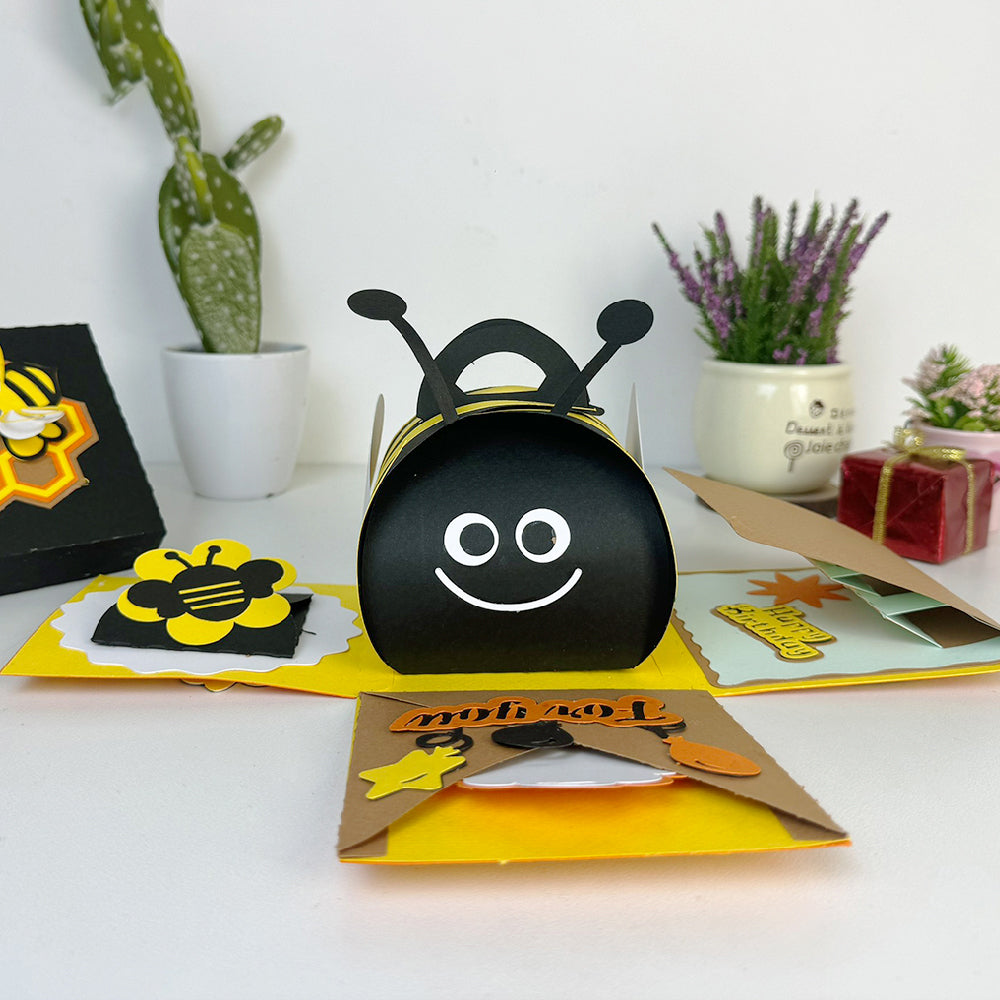 Happy Birthday 1 – 3D Box SVG File for Cricut & Silhouette