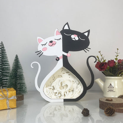 Dolphin Couple – 3D Cat Love Box File - Cricut File - VEKTOR KRAFT