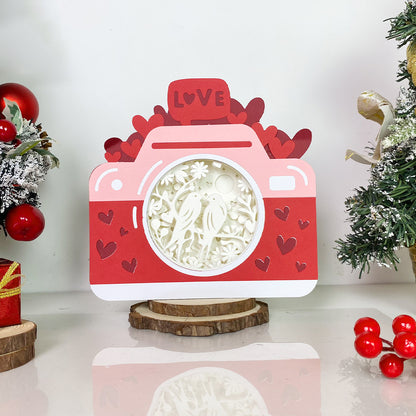 Bird Graden – 3D Camera Box - Cricut File - VEKTOR KRAFT