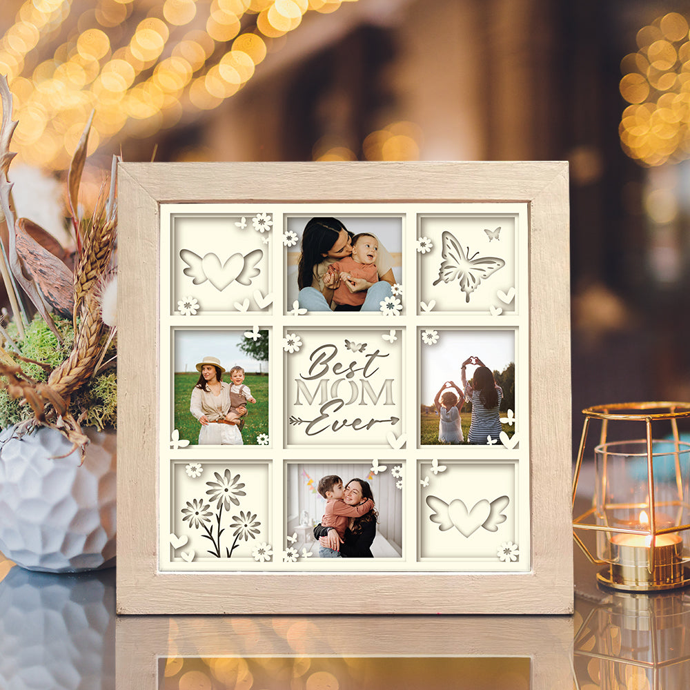 Best Mom Ever 4 – 3D Shadow Box SVG File for Cricut & Silhouette