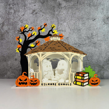 Gilmore Ghouls – 3D Pop-Up Card SVG File for Cricut & Silhouette