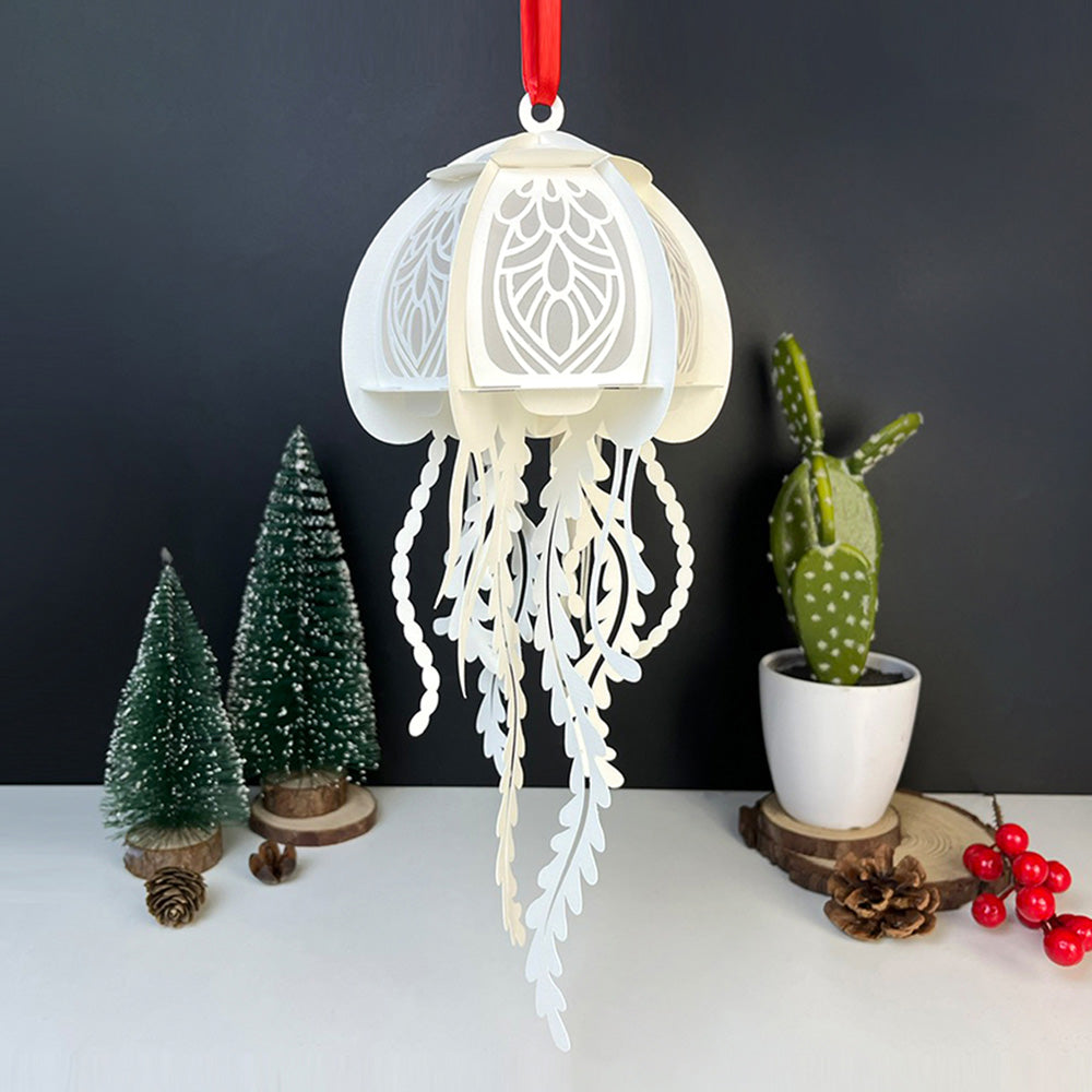 Jellyfish 2 - 3D Animal Paper Cut Lantern File  - Cricut File  - VEKTOR KRAFT