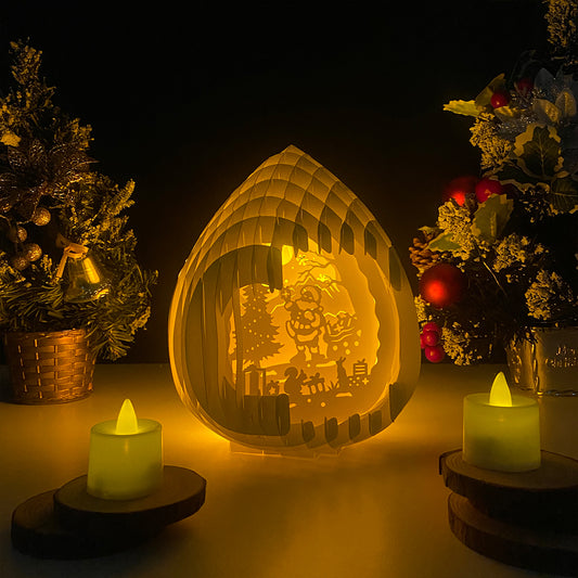 Santa – 3D Pop-Up Card SVG File for Cricut & Silhouette