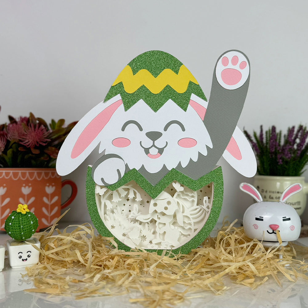 Bunny Eggs – 3D Easter Egg Box File - Cricut File - VEKTOR KRAFT