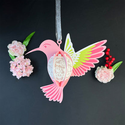 Hummingbird - 3D Animal Paper Cut Lantern File  - Cricut File  - VEKTOR KRAFT