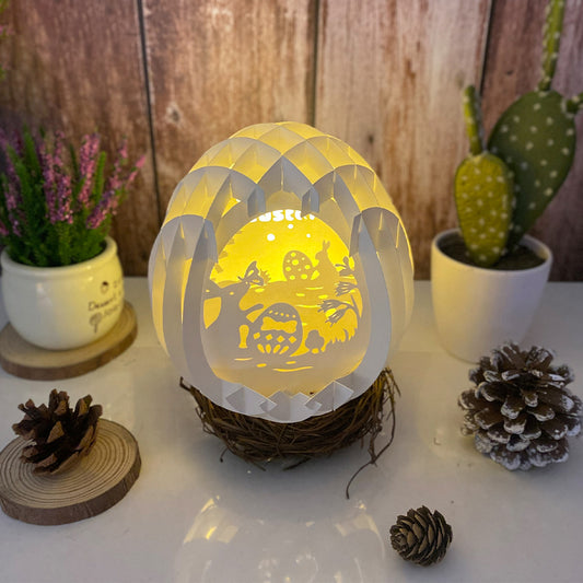 Happy Easter – 3D Pop-Up Card SVG File for Cricut & Silhouette