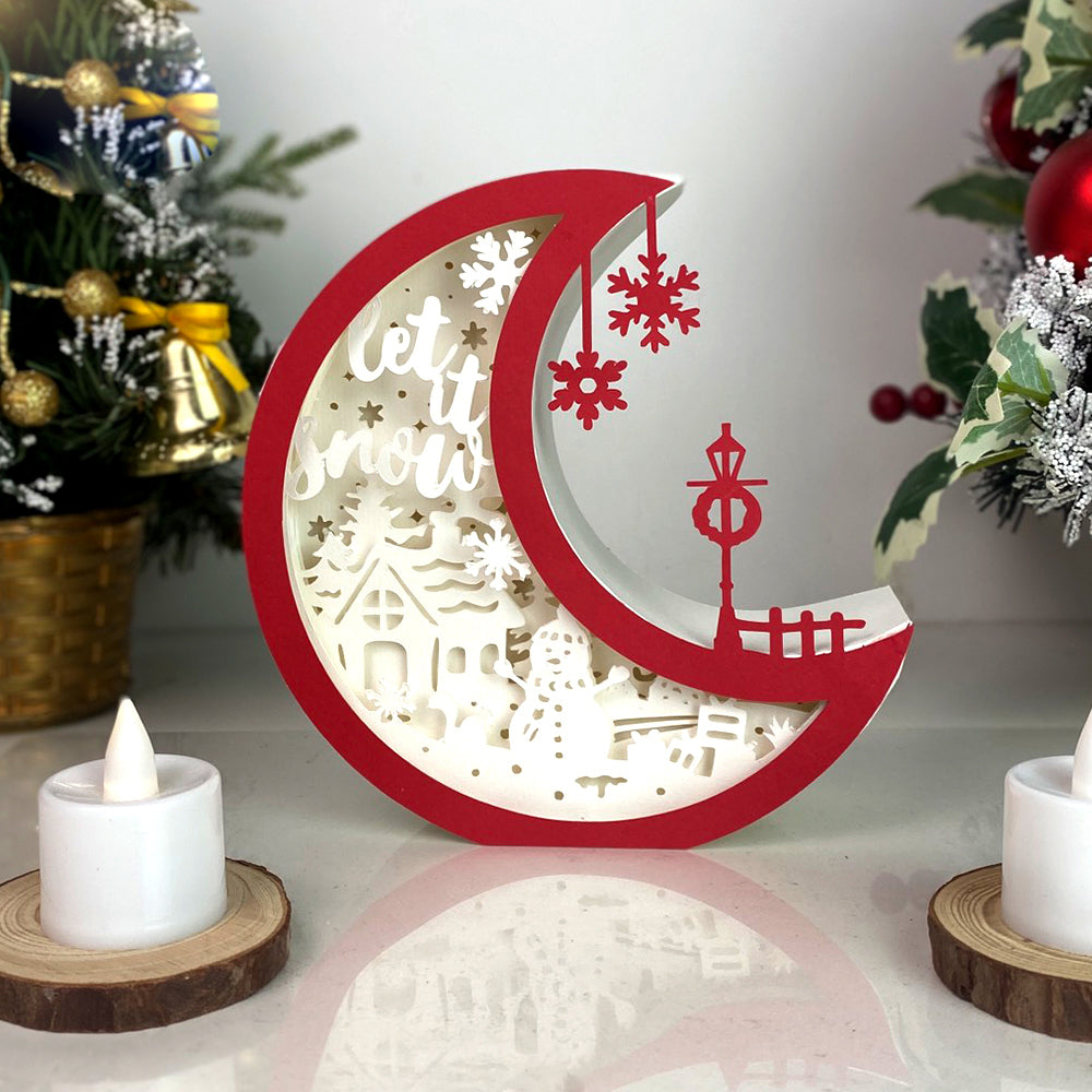 Christmas Snowman – 3D Box SVG File for Cricut & Silhouette
