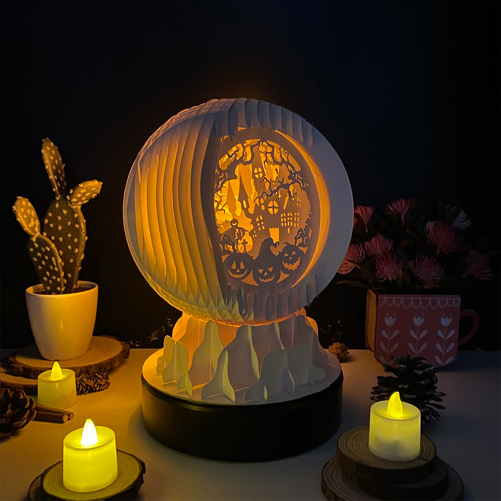 Spooky House – 3D Pop-Up Card SVG File for Cricut & Silhouette