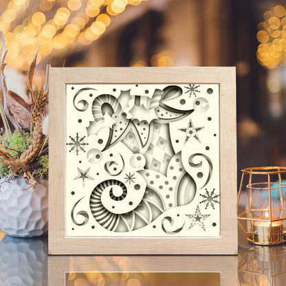 Elf Shoes 2 – 3D Shadow Box SVG File for Cricut & Silhouette
