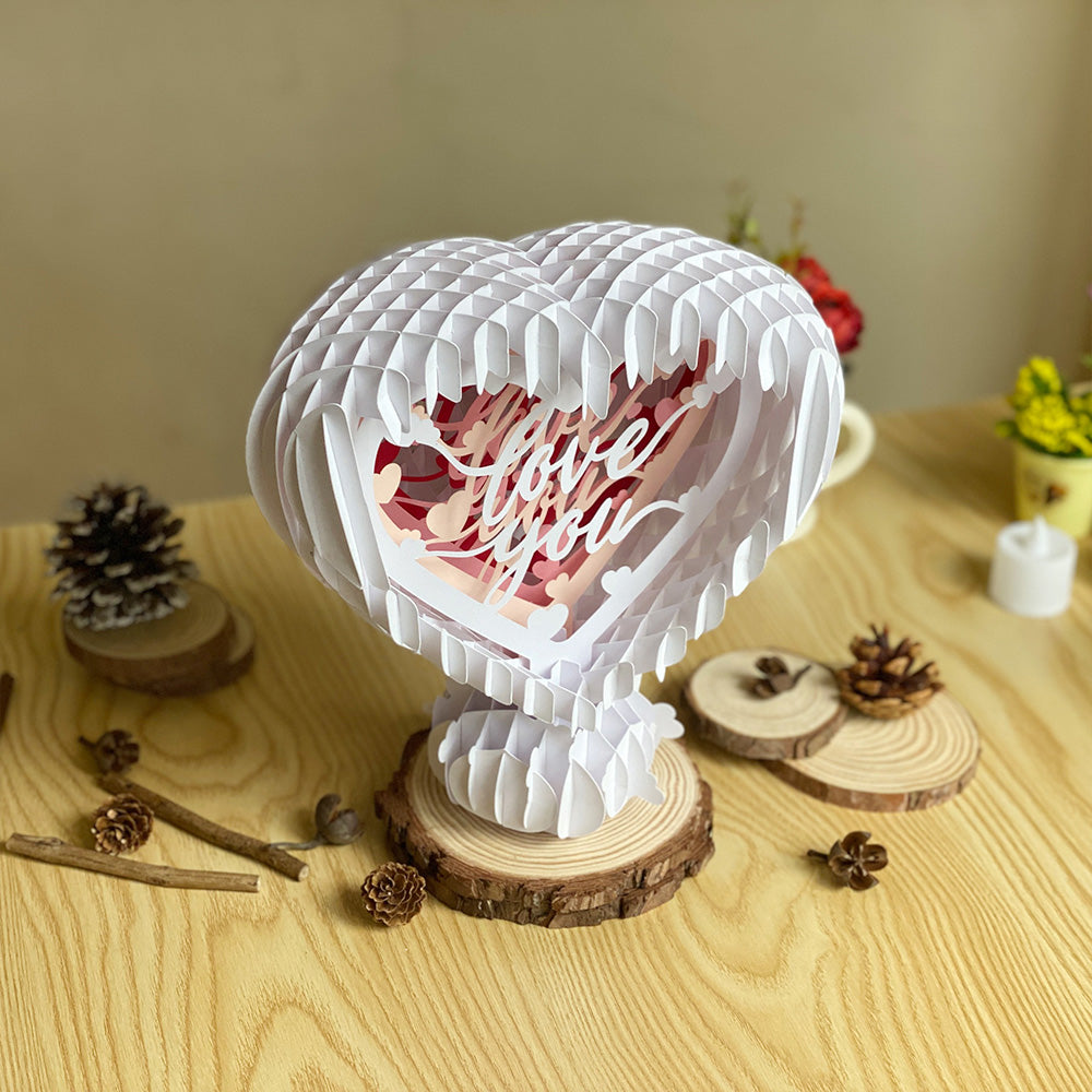 Love 1 – 3D Pop-Up Card SVG File for Cricut & Silhouette